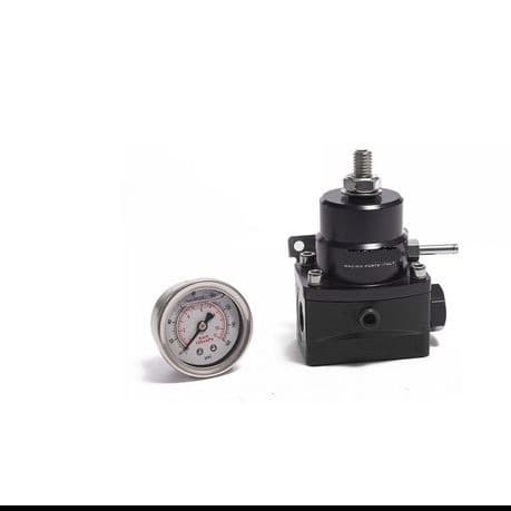 Fuel Pressure Regulator 7MGT-ZTGA-BK W Gauge Adjust