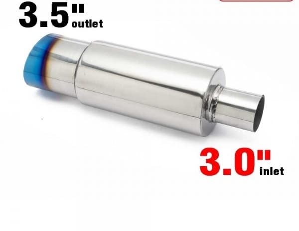 Exhaust Silencer 76mm Burnt Tip 3.5IN MF1506M76U89BR