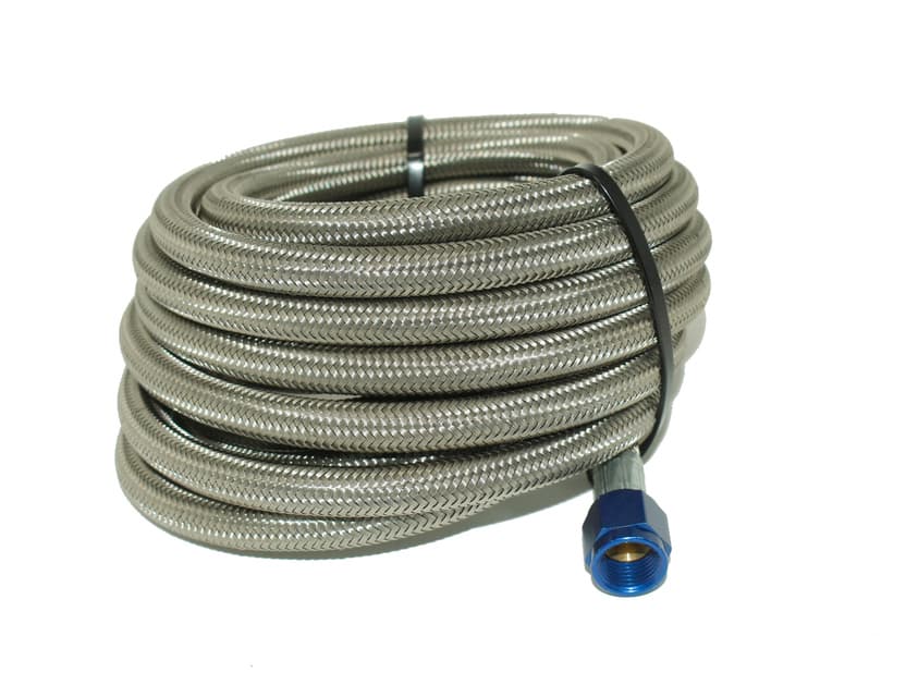 N2O Braid 6AN>6AN Blu 212 Steel Line