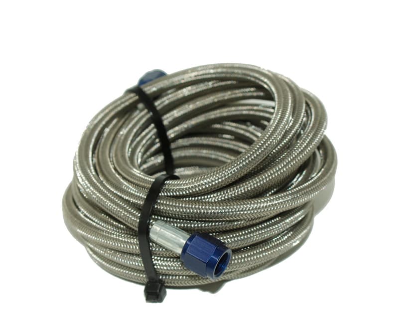N2O 6AN>6AN Braided Steel Line Blue 1.27m CFN-214