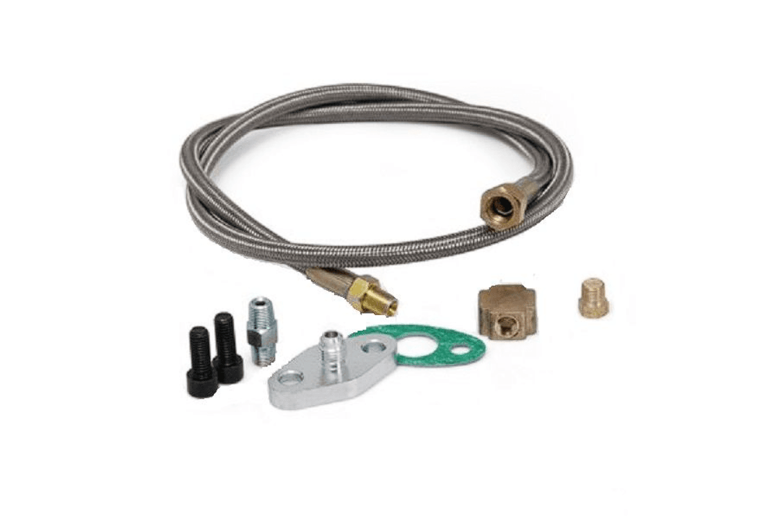 Oil Feed Line Braided T3 WXB03IN