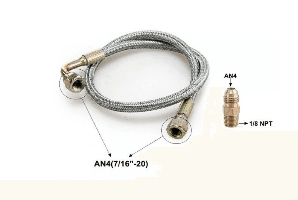 Oil Feed Line WXB05 24" T3/T4