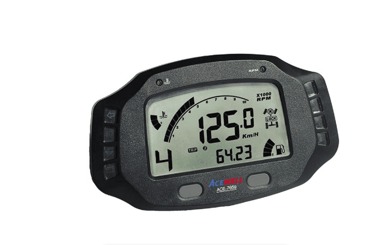 Gauge Acewell 7859 W Lap Time Sensor Combo