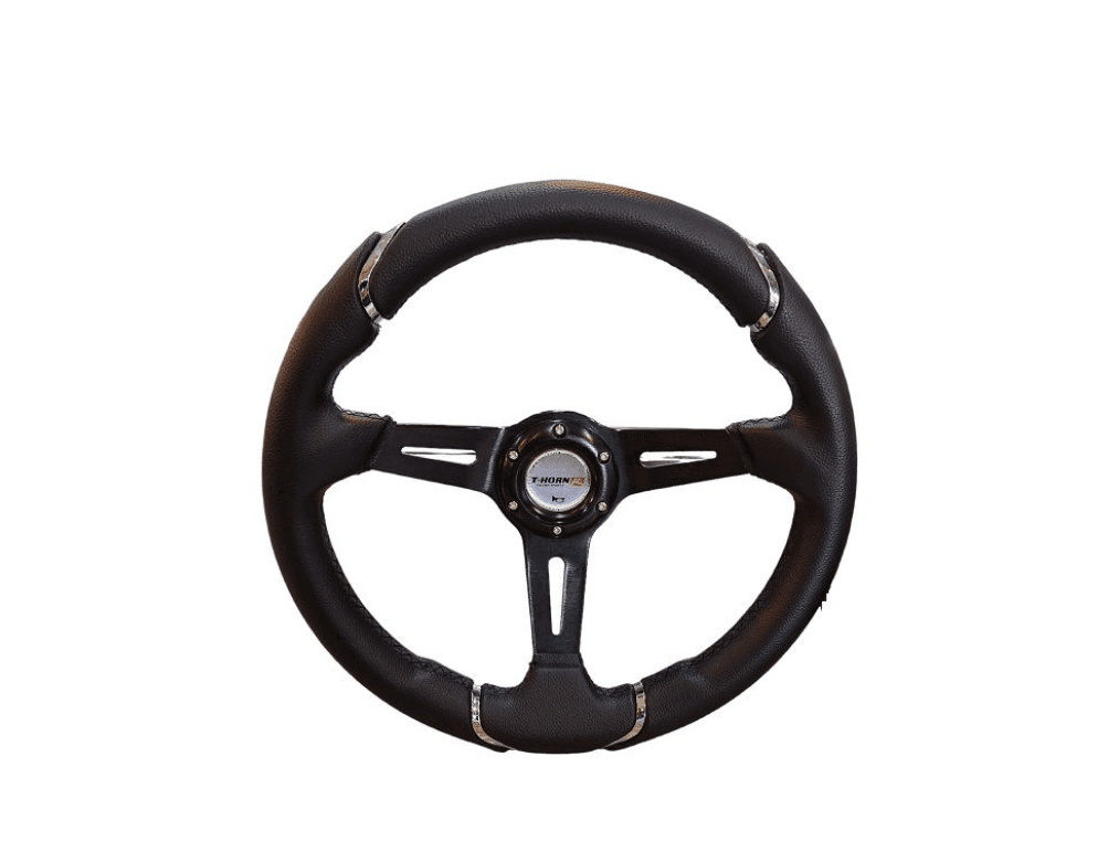 Steering Wheel Black Leather SW220N