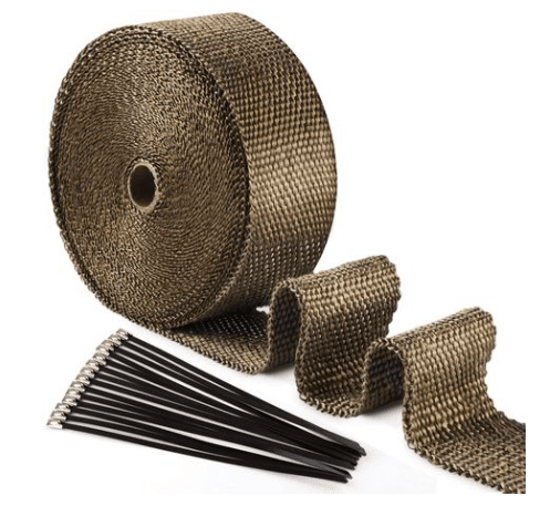 Exhaust Wrap Titanium 15m