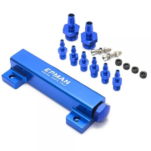 Vacuum Block 6 Port Blue 01SYG