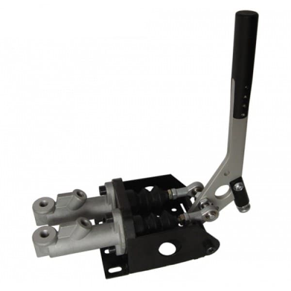 Hydraulic Handbrake B44004 Silver Twin Cyl Vertica
