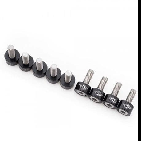 Header Cup 8mm Black DQ001 Washer 9PC