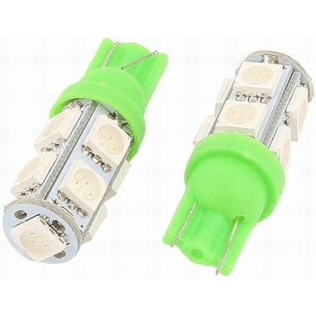 Globe T10 9LED Green LB194-3C9-12V/B