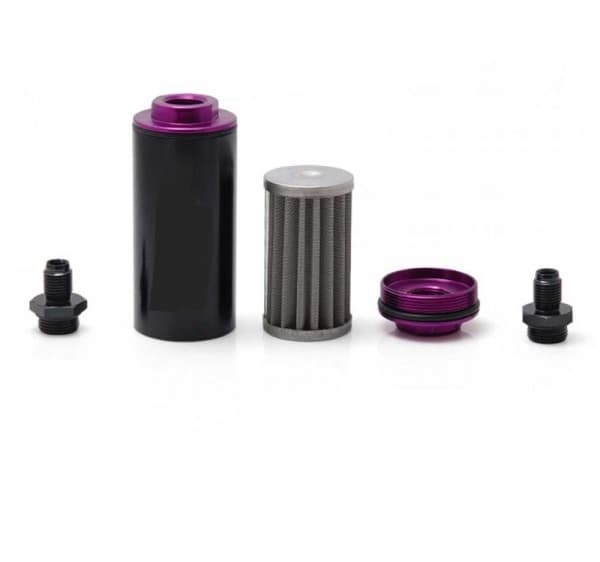 Fuel Filter Black AN6 100 Micron OF06 W Steel Fil