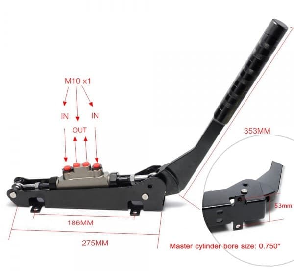 Hydraulic Handbrake B99009 Dual Pump Forward/Backward